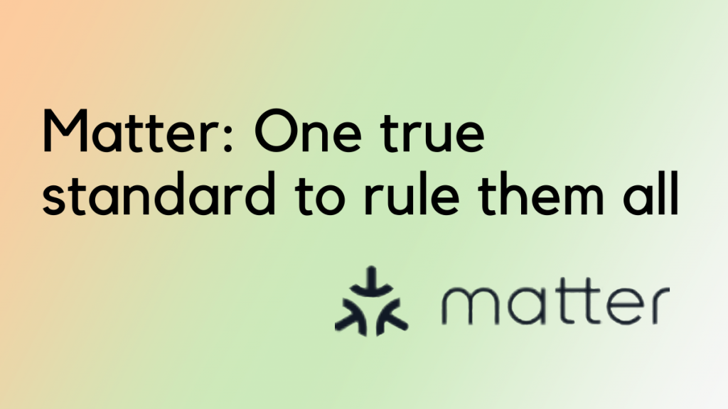 Matter smart home standard