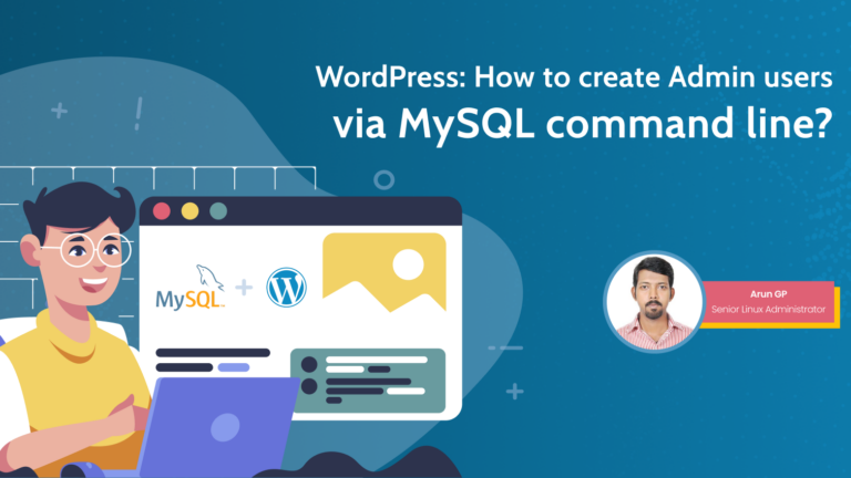 create wordpress admin user via mysql