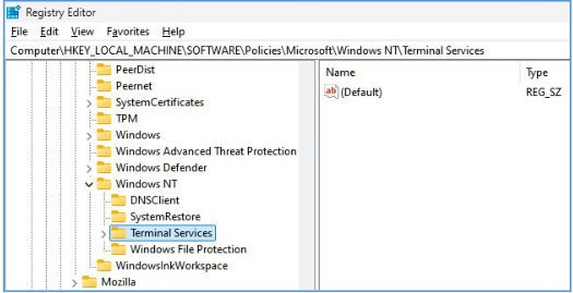 Registry Editor